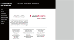 Desktop Screenshot of leuze-direct.com